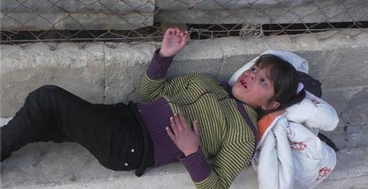 عکس دختر بچه فلسطینی