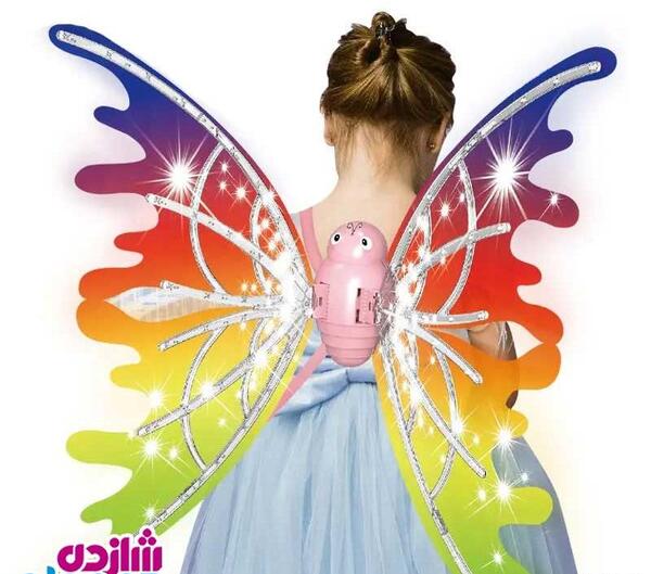 عکس دختر بچه با بال فرشته