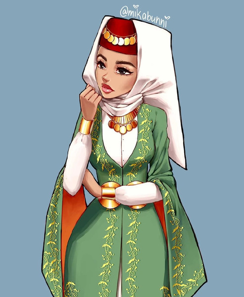 عکس نقاشی کودکانه لباس محلی