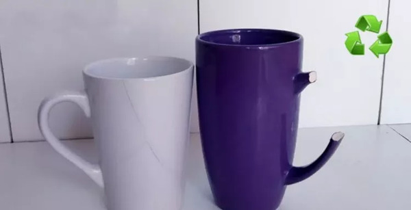 عکس نقاشی کودکانه لیوان شکسته