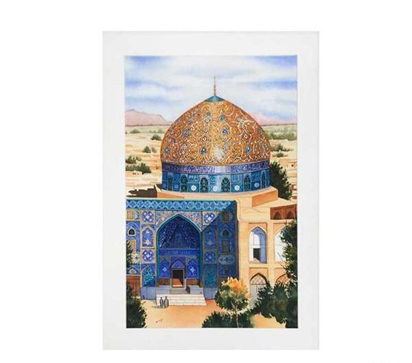 عکس نقاشی کودکانه مسجد شیخ لطف الله