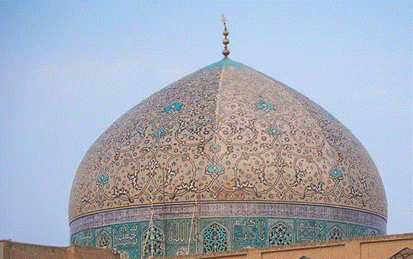 عکس نقاشی کودکانه مسجد شیخ لطف الله