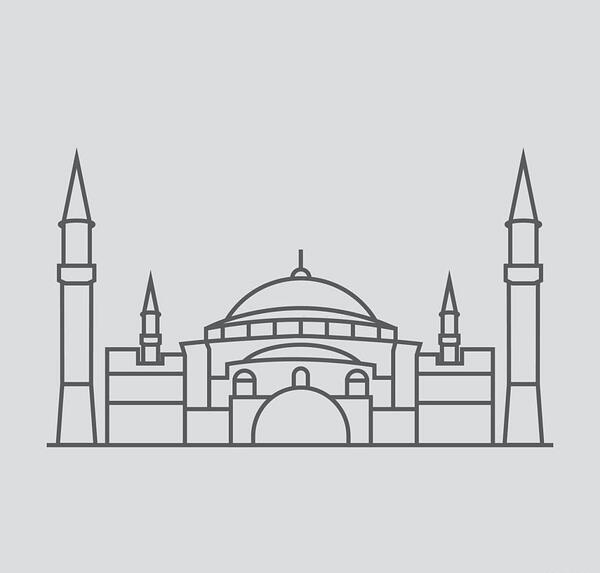 عکس نقاشی کودکانه مسجد قبا