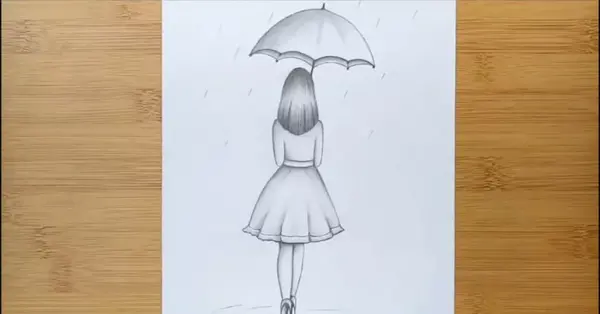 عکس نقاشی سیاه قلم اسان زیبا