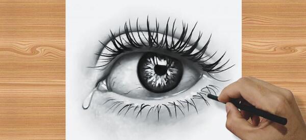 عکس نقاشی سیاه قلم با آموزش