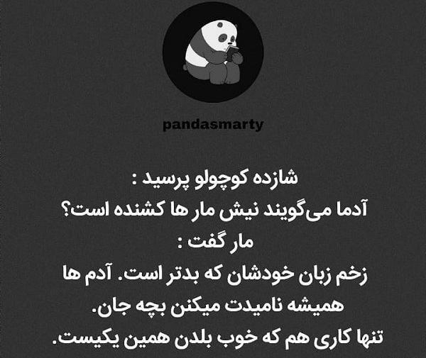 عکس پروفایل مار زخمی