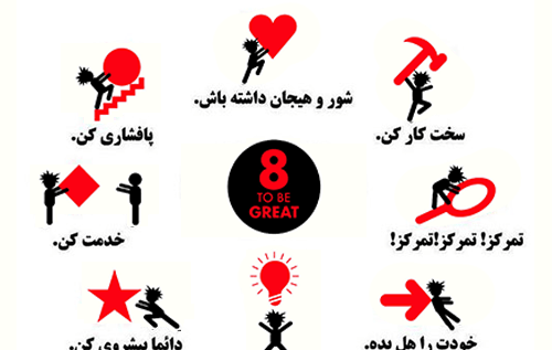 عکس نوشته راز موفقیت