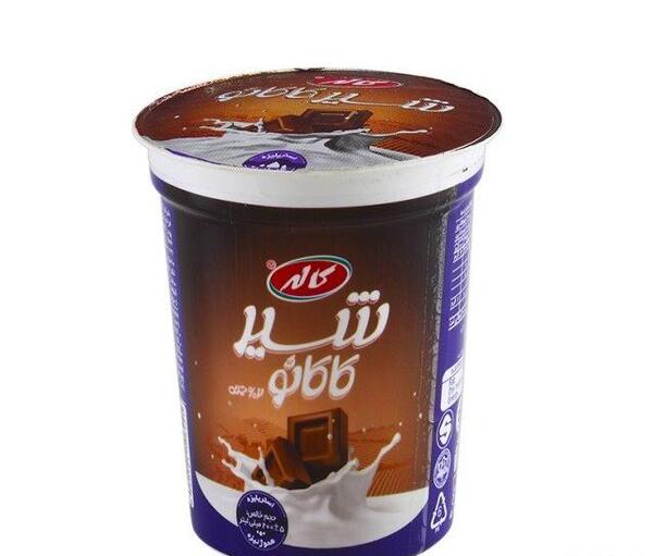 عکس شیر کاکائو لیوانی