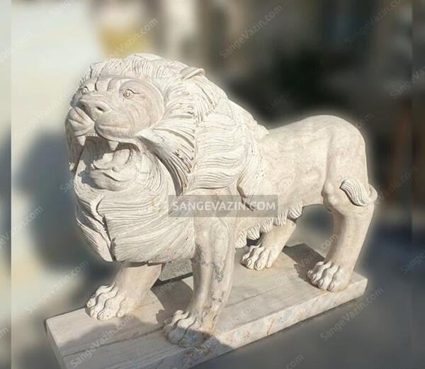 عکس مجسمه شیر سنگی