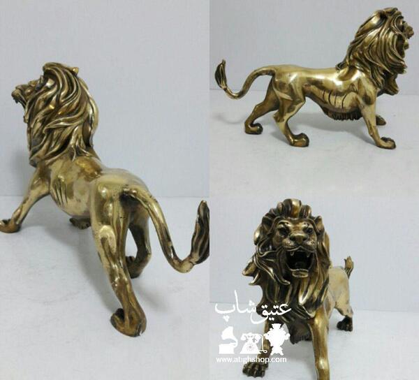 عکس مجسمه شیر سنگی