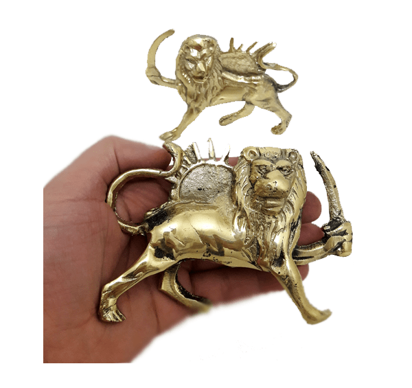 عکس مجسمه شیر سنگی