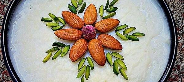 عکس شیر برنج صورتی