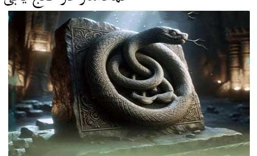عکس مار محافظ گنج