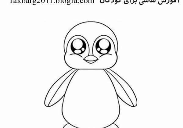 عکس نقاشی سیاه قلم برای کودکان آسان