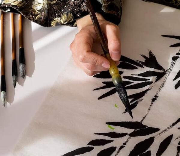 عکس نقاشی سیاه قلم با مداد نوکی
