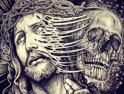 عکس نقاشی سیاه قلم ترسناک