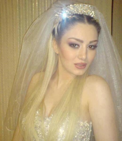 عکس سحر قریشی در لباس عروس