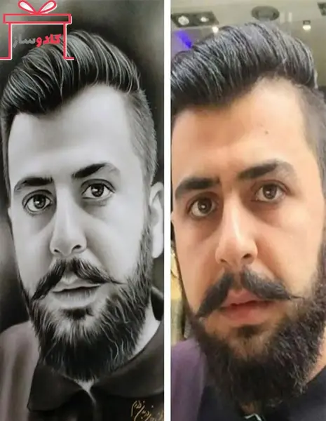 عکس نقاشی سیاه قلم بهتره یا مداد رنگی