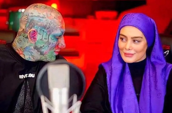 عکس سحر قریشی با تتلو عروسی