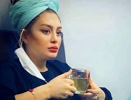 عکس سحر قریشی با آرایش
