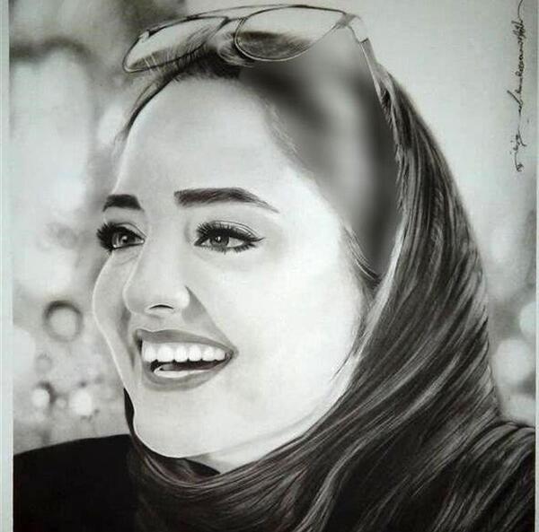 عکس نقاشی سیاه قلم قشنگ و زیبا