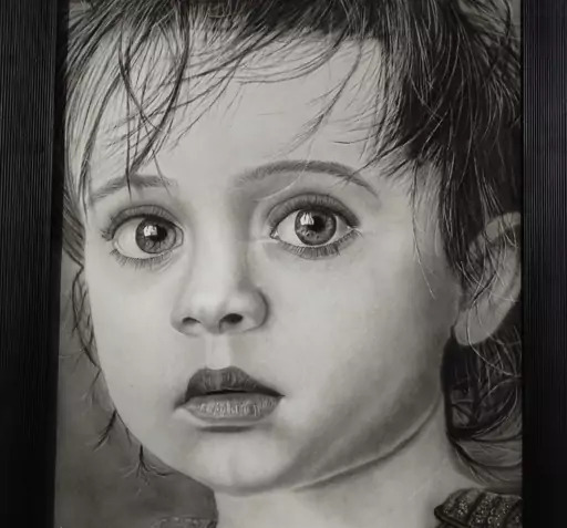 عکس نقاشی سیاه قلم کودکانه پسرانه