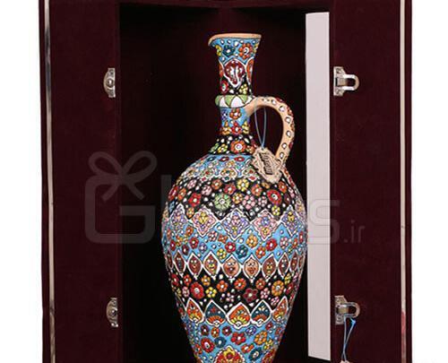 عکس نقاشی سیاه قلم کوزه سفالی