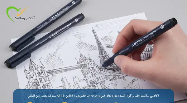 عکس نقاشی سیاه قلم برای مبتدیان