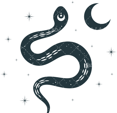 عکس نقاشی سیاه قلم ماه و ستاره
