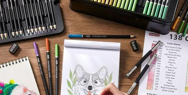 عکس وسایل برای نقاشی سیاه قلم