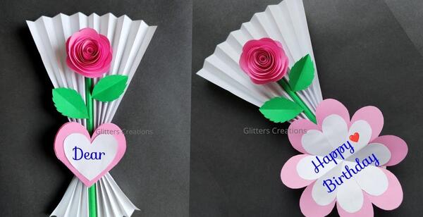 عکس نقاشی گل آسان برای روز مادر