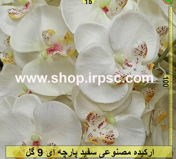 عکس نقاشی گل ارکیده روی پارچه