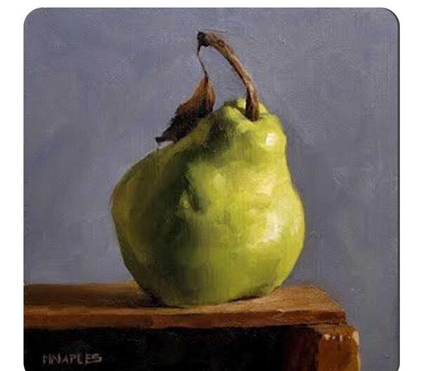 عکس نقاشی گلابی فانتزی