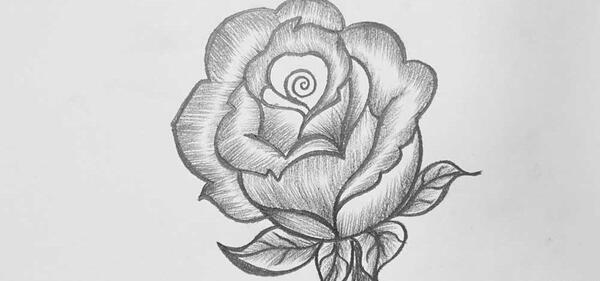 عکس نقاشی گل بابونه کودکانه