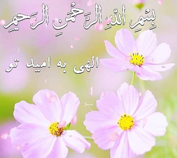 عکس بسم الله الرحمن الرحیم برای شروع کلاس مجازی