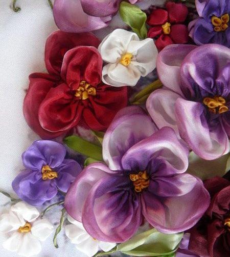 عکس نقاشی گل بنفشه ساده