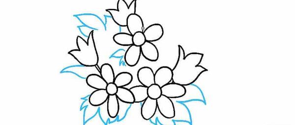 عکس نقاشی گل برای کودکانه