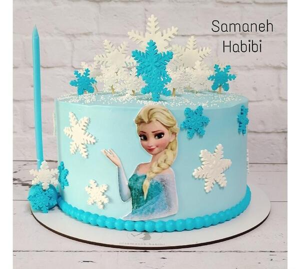 دانلود عکس کیک السا و آنا