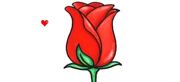 عکس فیلم نقاشی گل رز آسان
