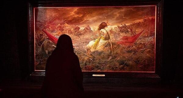 عکس نقاشی روح الامین
