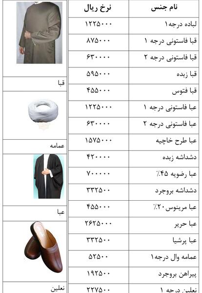 عکس لباس روحانیون