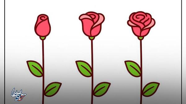 عکس نقاشی گل های زیبا کودکانه