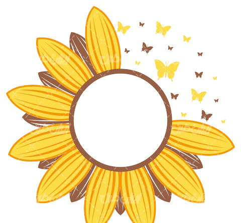 عکس نقاشی گل زرد ساده