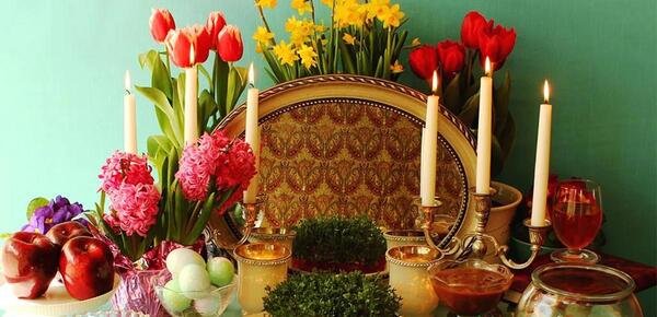 عکس نقاشی گل سنبل سفره هفت سین