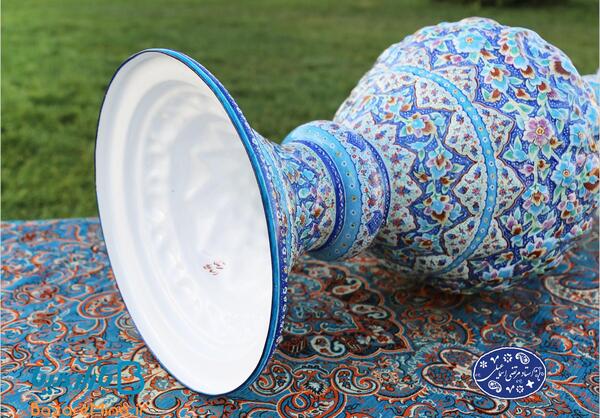 عکس نقاشی گل شاه عباسی با رنگ