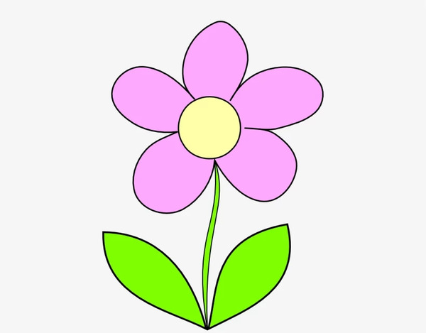 عکس نقاشی طراحی گل آسان