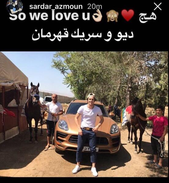 عکس خانه و ماشین سردار آزمون
