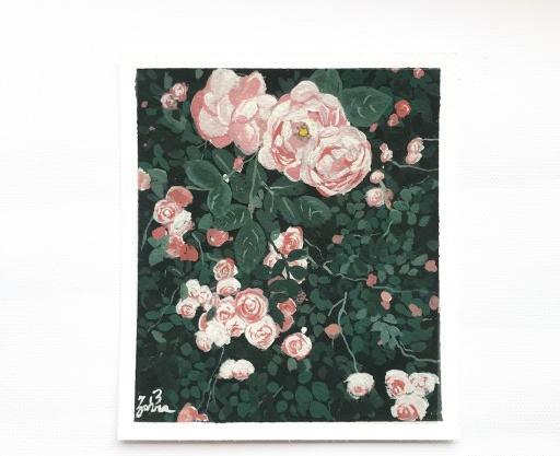 عکس نقاشی گل عروسک