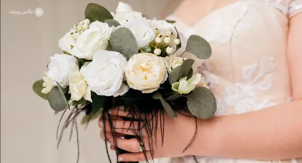 عکس نقاشی دسته گل عروس آسان