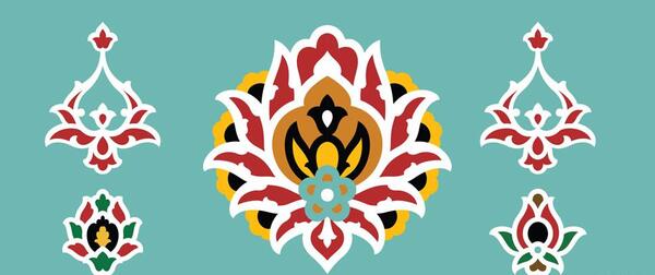 عکس نقاشی گل لاله عباسی ساده